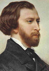Portrait de Musset par Charles Landelle (1821-1908)