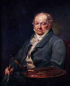 Francisco de Goya ,  par Vicente López Portaña (1826).